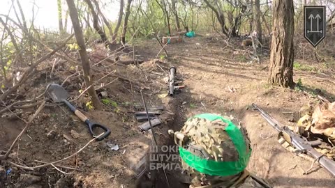 3rd Assault Brigade fighting in Terny, Donetsk (no subs)