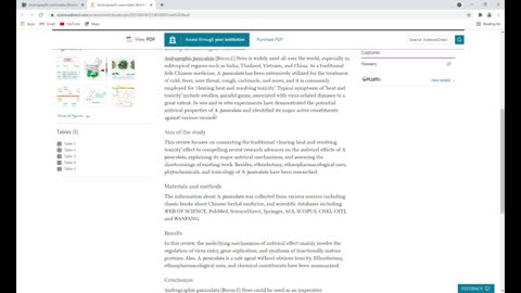 Andrographis paniculata - confers anti-viral effects in vivo & in vitro