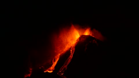 Eruption of Mount Etna