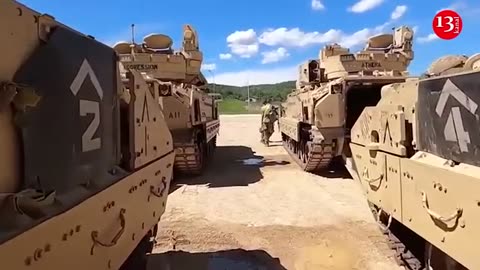 Russian soldiers fear to fight with American Bradley infantry fighting vehicles