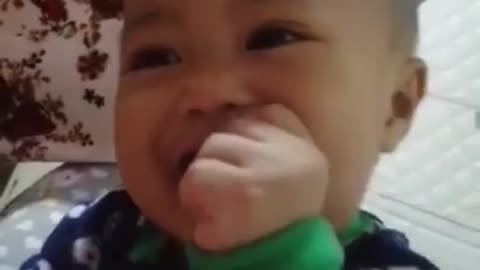 Cute and funny baby