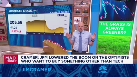 Tech may be tough on a day-to-day basis, but long-term it yields rewards, says Jim Cramer