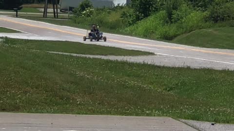 Go cart test run