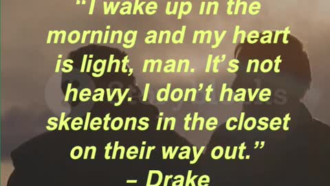 “I wake up in the morning and my heart is light, man. It’s not heavy.