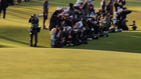 AIG Woman's open Golf Championship St Andrews Sunday afternoon 18th Green