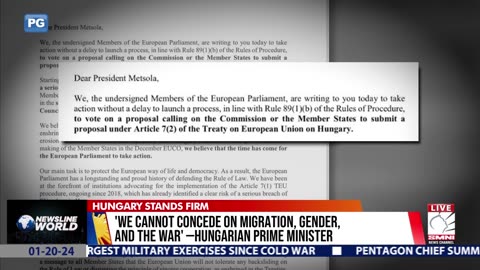 'We cannot concede on migration, gender, and the war' –Hungarian pm