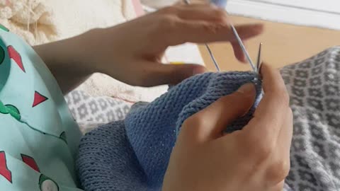 Knitting hobby