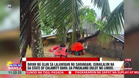 Bayan ng Glan sa lalawigan ng Sarangani, isinailalim na sa state of calamity