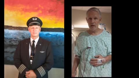 Pilot Bob Snow “I knew that vaccine would kill me” and collapsed.