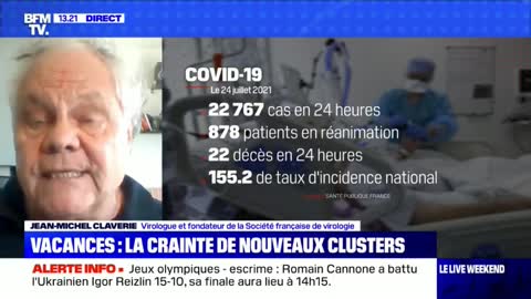 Le virologue Jean Michel Claverie met à mal BFM en plein direct !