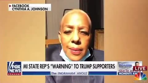 Michigan House Democrat Cynthia Johnson incited an assassination attempt on Donald Trump