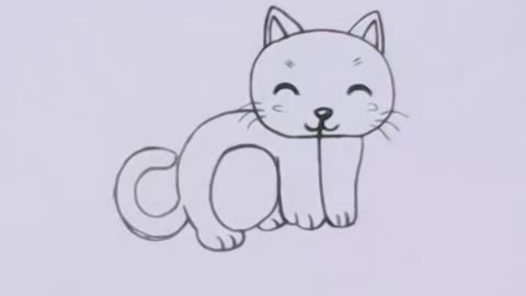 Very easy! How to turn Words cat into catoon cate