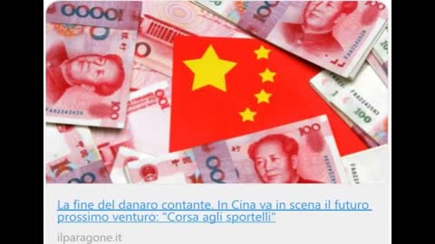 Cina: panico per fine del denaro contante!