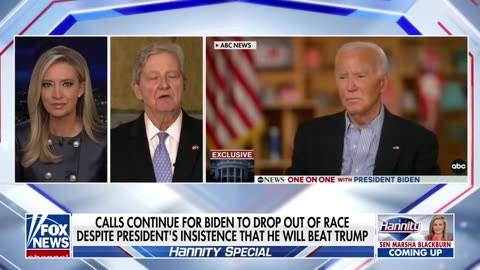 Sen. John Kennedy Biden is politically 'as dead as fried chicken'