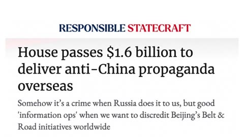 Just remember the next time you hear "China is the biggest threat to America,"