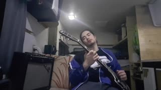 Blues Jamming in A | Samurai Smokes Electric Guitar Sesh