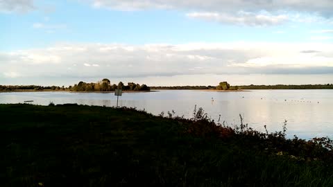 Beautiful lake in the Netherlands