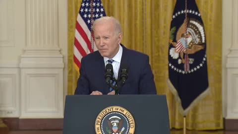 Reporter: "Are you urging China to help isolate Russia?" Biden: