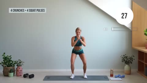 Full body workout from home