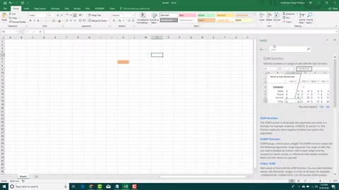 MS Excel Tutorial - Lesson 9 - Tell Me Assistant and Help