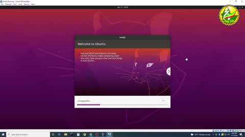 Installing Ubuntu using virtual box