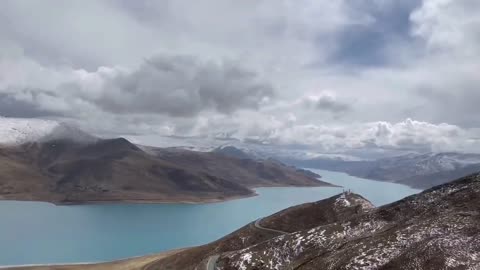 river water at the bottom of the mountain