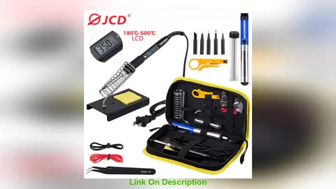 Exclusive JCD Adjustable Temperature LCD Soldering iron