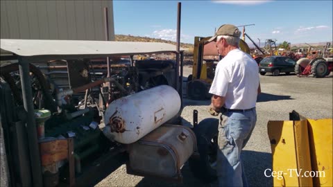 Central WA Ag Museum: Antique Homemade Air Compressor