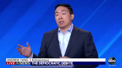 Andrew Yang launches sweepstakes at Democrat debate