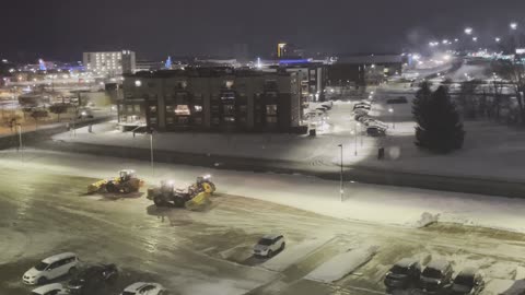 Snow Clean Up Crew, Waterloo, Iowa (01/09/2024)