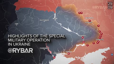 ►🇷🇺🇺🇦🚨❗️⚡️ Rybar Review of the Special Military Operation on Sep.23-29 2024