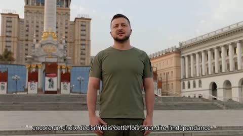 Le président Volodymyr Zelensky a félicité tous les Ukrainiens le 31