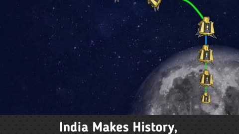 India Makes History, Becomes First Country to Successfully Land on Lunar South Pole of Moon