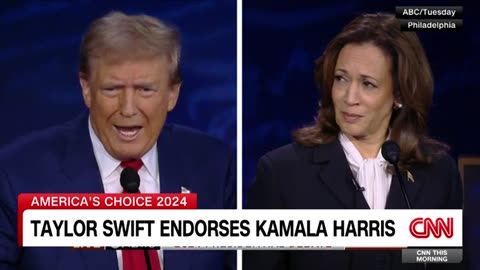 Hear Trump’s reaction to Taylor Swift endorsing Kamala Harris