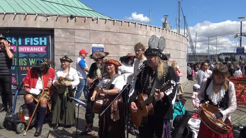 Ocean City Pirate weekend 2022 The Barbican Plymouth.