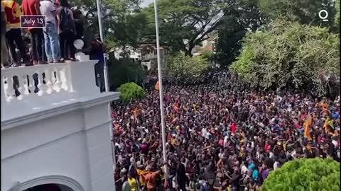 Protesters Take Over Sri Lankan Prime Minister’s Office