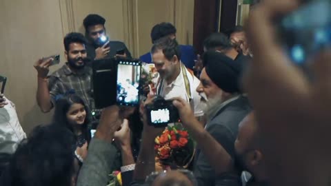 Rahul Gandhi arrives at Dallas Fort Worth International Airport, Texas, USA