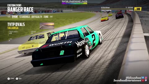 TUMBLING RETURN TO TALLADEGA! Wreckfest NASCAR Legends