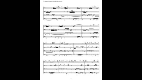 J.S. Bach - Well-Tempered Clavier: Part 2 - Prelude 14 (Euphonium-Tuba Quartet)