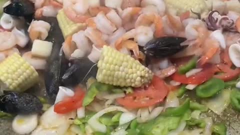 Mark SAN Pedro Fish at the Long Beach market with their giant seafood trays