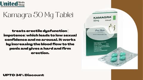 KAMAGRA 50 MG Tablet and KAMAGRA Jelly in usa,Discount upto 34%