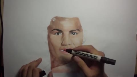 Drawing Cristiano Ronaldo