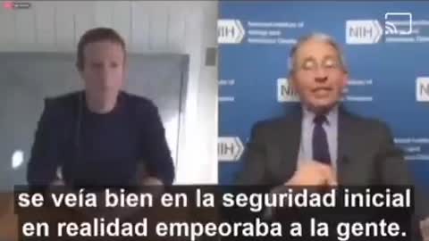 FAUCI ADMITE ANTE EL DUEÑO DE FACEBOOK QUE LAS VACUNAS EMPEORAN NUESTRAS DEFENSAS.