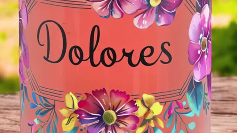 Sip on Summer Vibes with Dolores! Who’s ready to relax? 🍹 #FloralSips #DoloresDrink