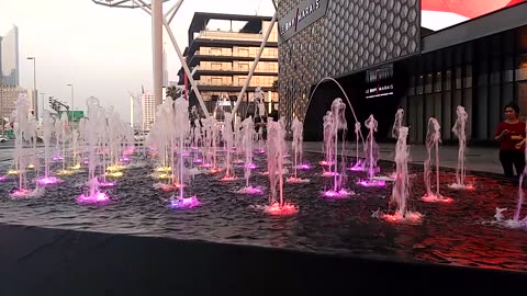 Beautiful Fountain in Dubai