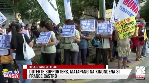 Duterte supporters, matapang na kinondena si France Castro