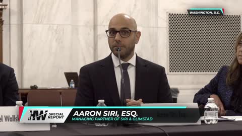 Attorney Aaron Siri's Vaccine Injury Testimony