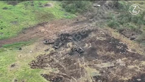 🇷🇺🇺🇦 footage of finishing off abandoned Ukrainian armored vehicles