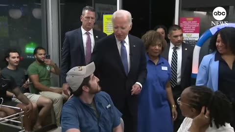 Biden visits Georgia Waffle House after the presidential debate