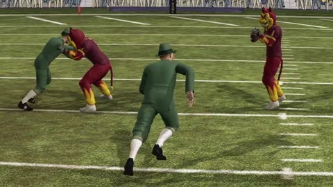 NCAA Football11 (Ps3) Arizona State Sparky vs Notre Dame The Leprechaun Part4